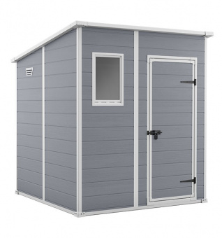 Сарай Манор Пентхаус 6x6 (Manor Pent 6X6), серый, бежевый